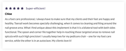 FOOTLOGIX® EXCAVATOR ROUND EDGE WITH FILE