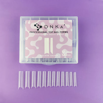 DNKa' Top Nail Forms Square Sharp, 120pcs