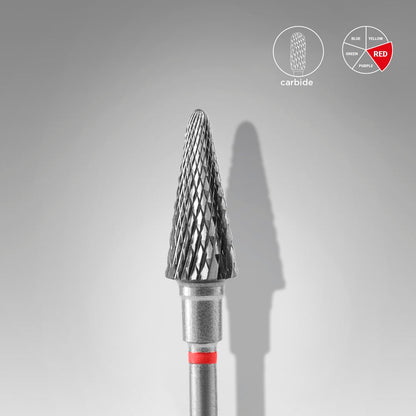 Carbide nail drill bit cone red EXPERT head diameter 6 mm / working part 14 mm FT71R060/14