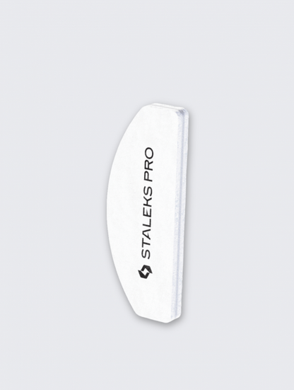 WHITE DISPOSABLE GRINDING BUFF CRESCENT MINI EXPERT 41 100/180 GRIT (20 PCS)