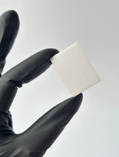 WHITE DISPOSABLE GRINDING BUFF RECTANGULAR MINI EXPERT 51 100/180 GRIT (50 PCS)