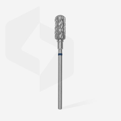Carbide nail drill bit, rounded safe “cylinder”, blue, head diameter 6 mm/ working part 14 mm
