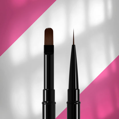 DOUBLE-ENDED BRUSH EXPERT LINER 10 MM / FOR GEL 11MM NEW!