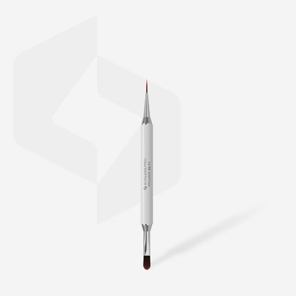 STALEKS EXCLUSIVE 06/11 Double-ended gel brush 11 mm / liner 12 mm NEW!