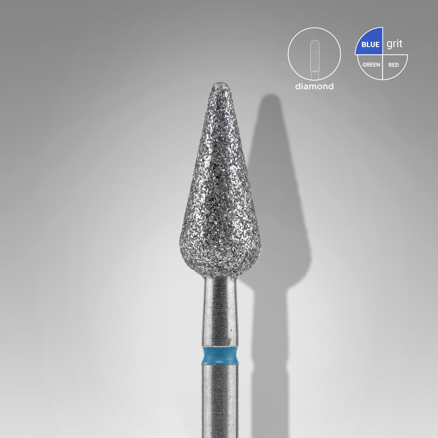 STALEKS BITS DIAMOND “POINTED PEAR” D-5 MM, L-12 MM, FA100_050/12