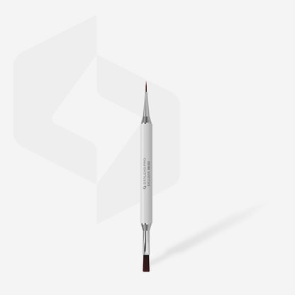 STALEKS EXCLUSIVE 08/03 Double-ended gel brush 10 mm / liner 10 mm NEW!