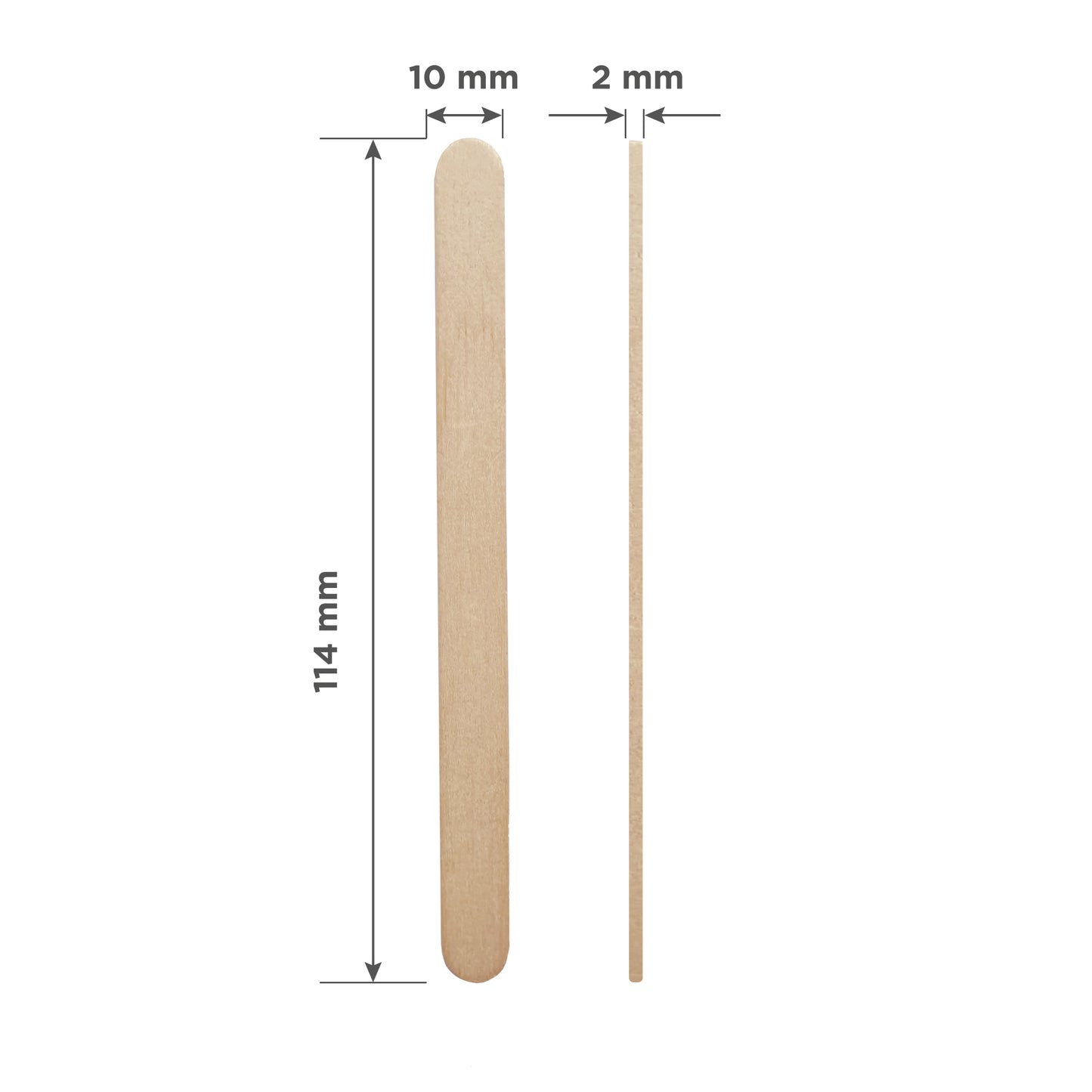 Wooden wax applicator stick №3 STALEKS PRO