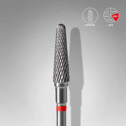 Carbide nail drill bit frustum red EXPERT head diameter 4 mm / working part 13 mm FT70R040/13