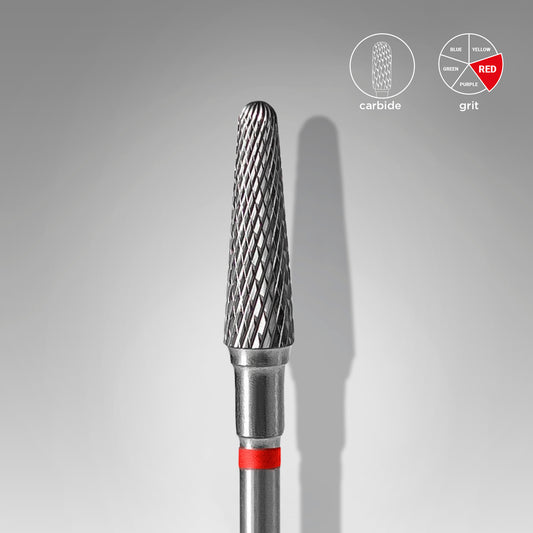 Carbide nail drill bit frustum red EXPERT head diameter 4 mm / working part 13 mm FT70R040/13