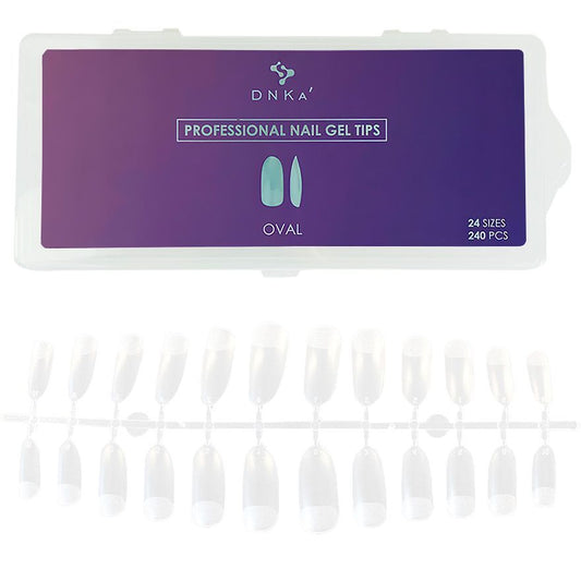 DNKa' Top Nail Gel Tips OVAL, 240pcs