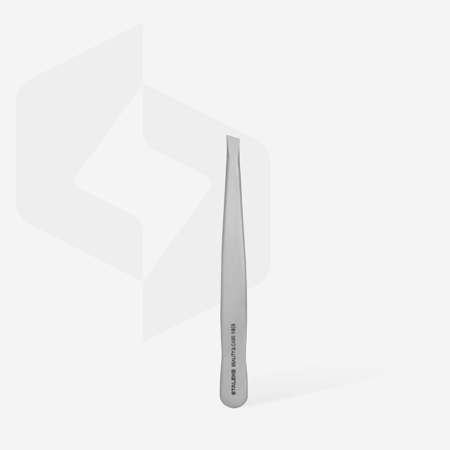 EYEBROW TWEEZERS BEAUTY & CARE 10 TYPE 3 (wide beveled)