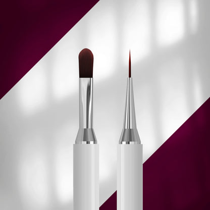 STALEKS EXCLUSIVE 06/11 Double-ended gel brush 11 mm / liner 12 mm NEW!