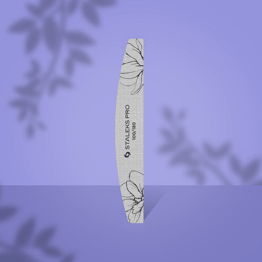 DISPOSABLE CRESCENT MINERAL NAIL FILES EXPERT 40 100/180 GRIT (25 PCS)