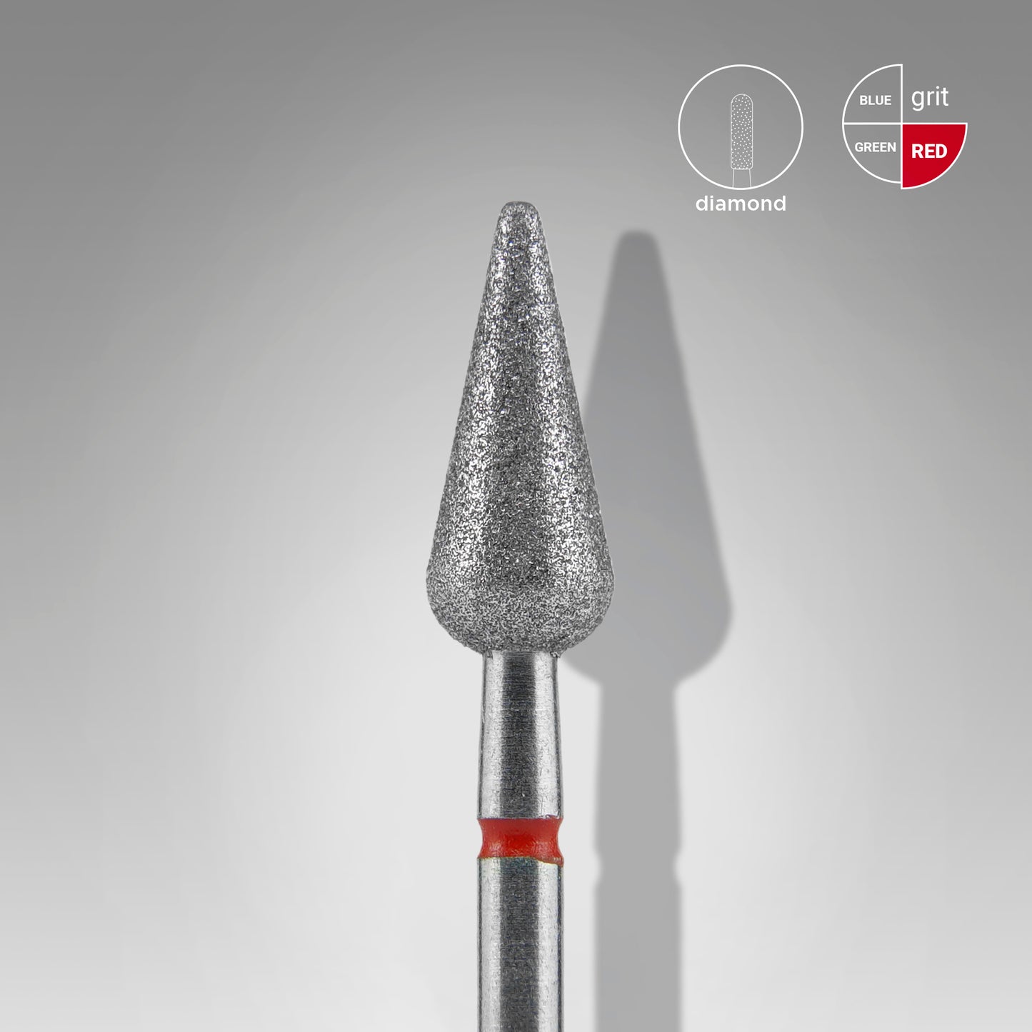 STALEKS BITS DIAMOND “POINTED PEAR” D-5 MM, L-12 MM, FA100_050/12