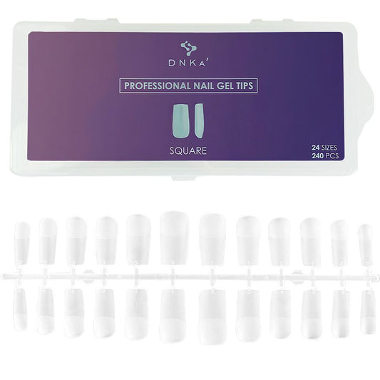 DNKa' Top Nail Gel Tips SQUARE, 240pcs