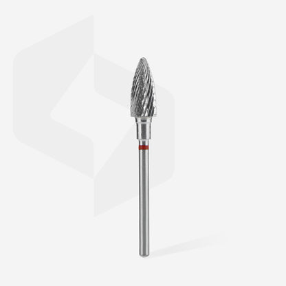 Carbide nail drill bit pine cone red EXPERT head diameter 6 mm / working part 14 mm FT110R060/14