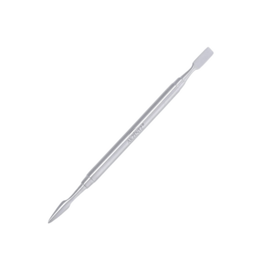 AKZENTZ TOOLS METAL CUTICLE PUSHER - ARROW HEAD-FLAT HEAD