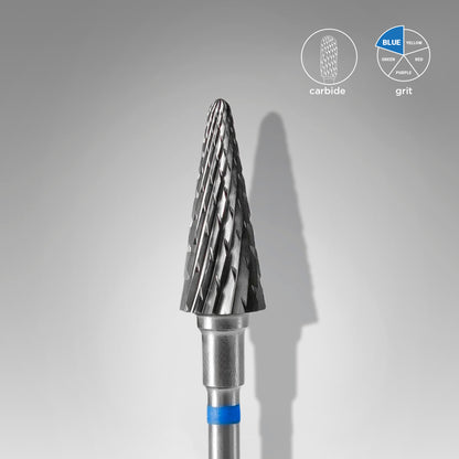 Carbide nail drill bit, “cone” blue, head diameter 6 mm / working part 14 mm FT71B060/14